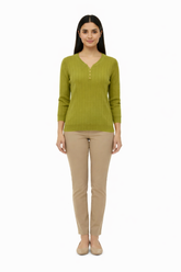 Vyasakart Premium Ribbed Knitted Top
