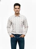 Premium Men’s Regular Fit Checkered Casual Shirt